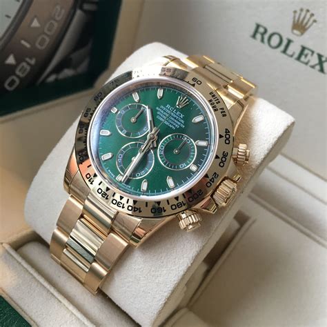 daytona gold grün|rolex daytona gold edition.